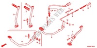 PEDALE   KICK pour Honda WAVE DASH 110, Kick start de 2011