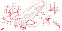 SELLE (1) pour Honda WAVE DASH 110 S, Electric start, rear brake drum de 2012
