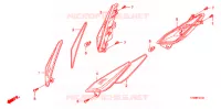 CLIGNOTANT AVANT (3) pour Honda WAVE 125 X, Casted wheels, Kick start only de 2010