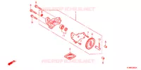 POMPE A HUILE pour Honda WAVE 125 X, Casted wheels, Kick start only de 2010