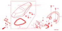 SELLE (3) pour Honda WAVE 125 X, Casted wheels, Kick start only de 2010