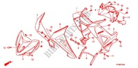 CARENAGE   PROTEGE JAMBES (3) pour Honda WAVE 125 X, Casted wheels, Electric start de 2011