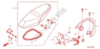 SELLE (3) pour Honda WAVE 125 X, Casted wheels, Electric start de 2012