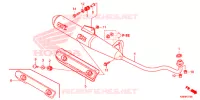 SILENCIEUX D'ECHAPPEMENT pour Honda WAVE 110 S, Kick start de 2013