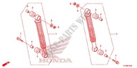 AMORTISSEUR ARRIERE pour Honda FUTURE 125 Casted wheels, Rear brake disk de 2012