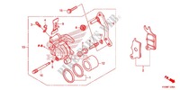 ETRIER DE FREIN AVANT pour Honda FUTURE 125 Casted wheels, Rear brake disk de 2015