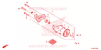 POMPE A HUILE pour Honda FUTURE 125 Casted wheels, Rear brake disk de 2014