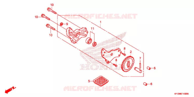 POMPE A HUILE Honda MOTO 125 FUTURE 2013  AFS125MCSD