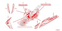 AUTOCOLLANTS (AFS125MCSE/MCRE MA) pour Honda FUTURE 125 Casted wheels, Rear brake drum de 2014