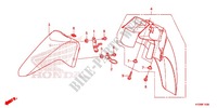 GARDE BOUE AVANT pour Honda FUTURE 125 Casted wheels, Rear brake drum de 2013