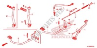 PEDALE pour Honda FUTURE 125 Casted wheels, Rear brake drum de 2014