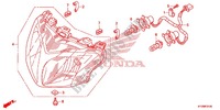 PHARE (AFS125MSD/MCSD,E/MCRD,E) pour Honda FUTURE 125 Casted wheels, Rear brake drum de 2015