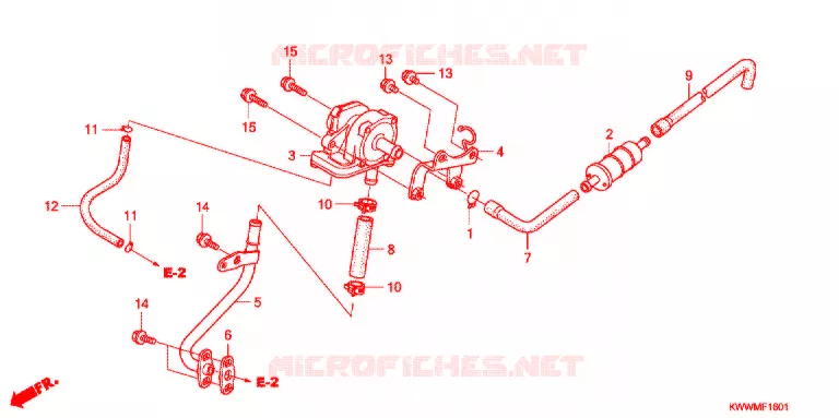 FILTRE A AIR - SOUPAPE D'AIR Honda MOTO 110 WAVE 2012  AFX110CSA