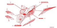 AUTOCOLLANTS (AFX110CSA/MCSA/SA) pour Honda WAVE 110 Casted wheels, Electric start de 2010