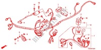 FAISCEAU DES FILS (AFX110MCS) pour Honda WAVE 110 Casted wheels, Electric start de 2011
