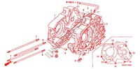 CARTER MOTEUR (C505/7) pour Honda SUPER CUB 50 DELUXE de 2007