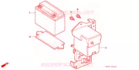 BATTERIE pour Honda SUPER CUB 50 DELUXE de 1993