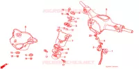 GUIDON   CARENAGE (C50B1/D1/ST1/S1) pour Honda SUPER CUB 50 DELUXE de 1993