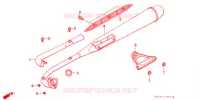 SILENCIEUX D'ECHAPPEMENT pour Honda SUPER CUB 50 DELUXE de 1993