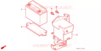 BATTERIE pour Honda SUPER CUB 50 STANDARD SILVER de 2002