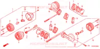 CLIGNOTANT (D) pour Honda SUPER CUB 90 DELUXE ROUND LIGHT de 2000