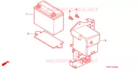 BATTERIE pour Honda SUPER CUB 90 CUSTOM de 2005