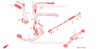 PEDALE   KICK pour Honda SUPER CUB 90 CUSTOM de 2005