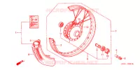 ROUE AVANT pour Honda SUPER CUB 90 CUSTOM de 2005