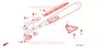 SILENCIEUX D'ECHAPPEMENT pour Honda SUPER CUB 90 CUSTOM de 2005