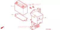 BATTERIE pour Honda SUPER CUB 90 CUSTOM de 2007