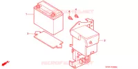 BATTERIE pour Honda SUPER CUB 90 DELUXE de 2005