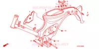 CADRE (D) pour Honda SUPER CUB 90 DELUXE de 2005