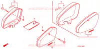 COUVERCLES LATERAUX pour Honda SUPER CUB 90 DELUXE de 2005