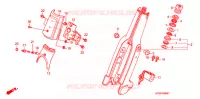 FOURCHE pour Honda SUPER CUB 90 DELUXE de 2005