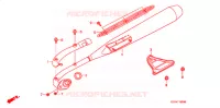 SILENCIEUX D'ECHAPPEMENT pour Honda SUPER CUB 90 DELUXE de 2005