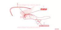 AUTOCOLLANTS pour Honda CB 1100 ABS RED de 2013
