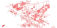 CADRE pour Honda CB 1100 ABS RED de 2013