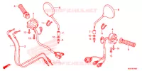 COMMODO   LEVIER   CABLE pour Honda CB 1100 ABS RED de 2013