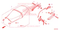 SELLE pour Honda CB 1100 ABS RED de 2013