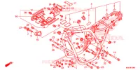 CADRE pour Honda CB 1100 RED de 2013