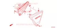 COUVERCLES LATERAUX pour Honda CB 1100 RED de 2013