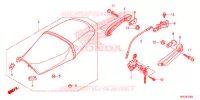 SELLE pour Honda CB 1100 RED de 2013
