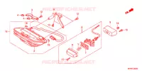 FEU ARRIERE pour Honda CB 1300 SUPER FOUR ABS BLACK de 2015