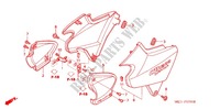 COUVERCLES LATERAUX (CB1300F/F1) pour Honda CB 1300 SUPER FOUR de 2003