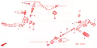 PEDALE pour Honda CB 1300 SUPER FOUR de 2004