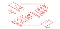 OUTIL pour Honda CB 1300 SUPER FOUR STRIPES de 2009