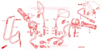 COMMODO   LEVIER   CABLE pour Honda CB 1300 SUPER FOUR ABS TYPE 2 de 2006