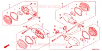CLIGNOTANT pour Honda CB 1300 SUPER FOUR ABS EP WHITE de 2015