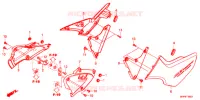 COUVERCLES LATERAUX pour Honda CB 1300 SUPER FOUR ABS EP de 2014