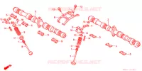 ARBRE A CAMES   SOUPAPE pour Honda CB X4 1300 de 1997